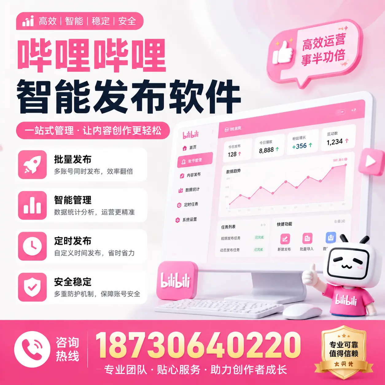 如何评估哔哩哔哩智能发布软件的ROI?广安 企业必读