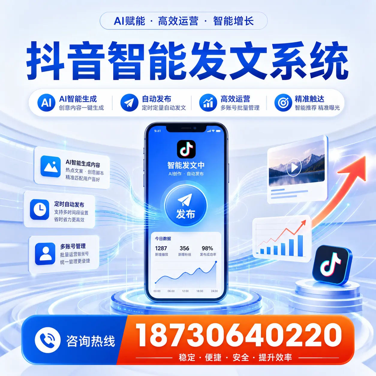 如何通过抖音智能发文系统提升 广安 企业的市场竞争力